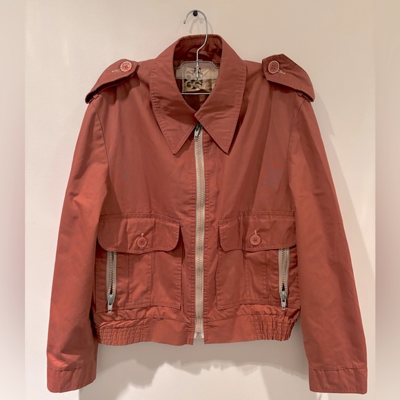 Vintage Croydon 6666 pink bomber jacket size 40 - Picture 1 of 5